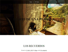 Tablet Screenshot of diariodeunapersona.com